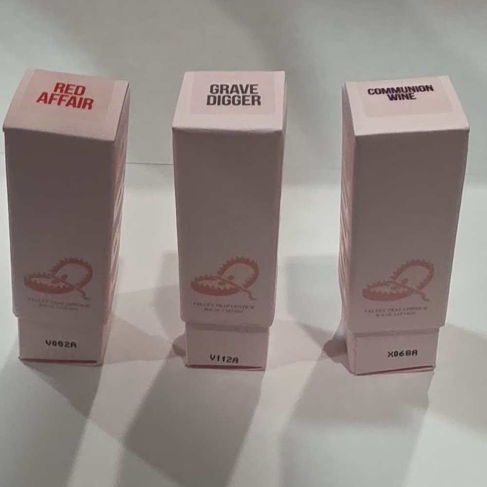 Jeffree Star Red Affair, Communion Wine, Grave Diger Lipstick Lot